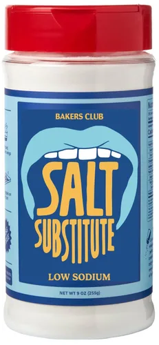 Bakers Club - Sustituto de sal de potasio bajo en sodio, 70% menos de sodio, perfecto para dietas de presión arterial alta, alternativa sin sodio