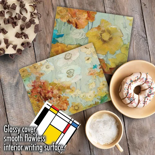 Miniatura 5 de The Best Card Company – 10 tarjetas en fondo blanco con flores, en caja (4 x 5.12 pulgadas) – Juego de tarjetas florales surtidas
