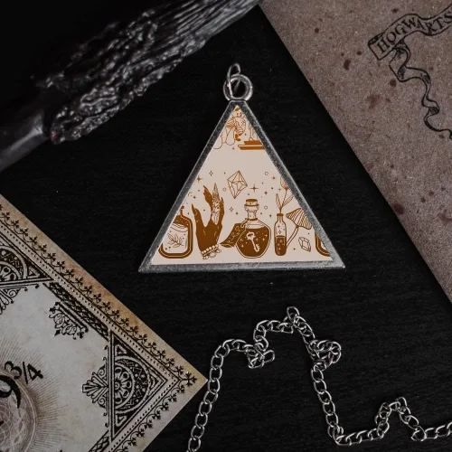 Miniatura 5 de OLYCRAFT Plantillas de arcilla de poción de bruja de 4 x 5 pulgadas, plantilla de pantalla de seda no adhesiva, pantalla de seda de fantasía