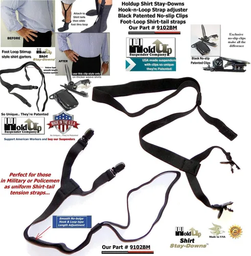 Miniatura 15 de La camisa de vestir Hold-Ups® Stay-downs se mantiene con clips antideslizantes patentados en Estados Unidos