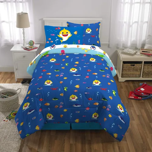 Miniatura 326 de Franco - Juego de edredón y sábanas supersuaves con funda, para niños, 7 piezas, tamaño matrimonial, Five Nights At Freddy's Cinco noches en Freddy's