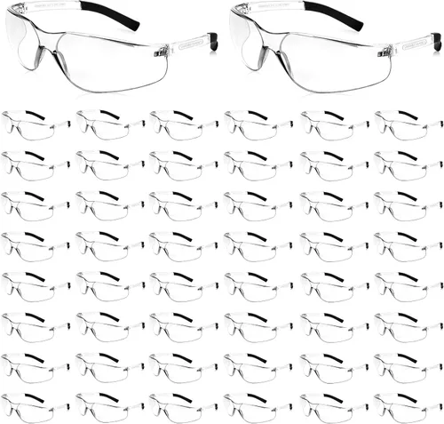 WFEANG Gafas de seguridad con certificación ANSI Z87.1 para hombres y mujeres, gafas protectoras de laboratorio duraderas para química e