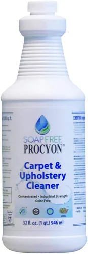 Procyon - Limpiador concentrado para alfombras y tapicería, solución de limpieza profesional para mascotas, tierra y familia, para tela y muebles