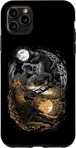 Miniatura 12 de Funda para iPhone 11 Viking Wolf Norse Mythology Pagan Ragnarok Wolves
