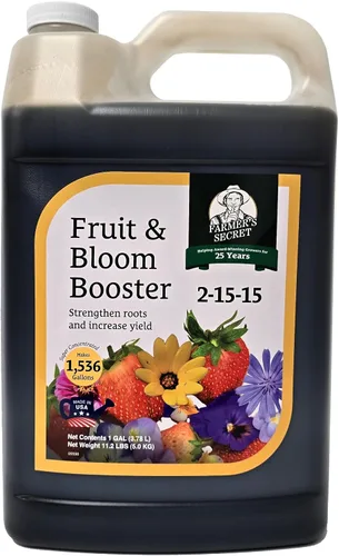 Miniatura 8 de Farmer’s Secret Fertilizante de Frutas y Estimulación de Floración (8oz) - Súper Concentrado - Aumenta la Floración y el Rendimiento en Todas