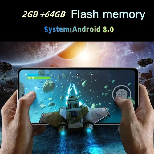 Miniatura 4 de Teléfono desbloqueado, pantalla de 6.56 pulgadas, 2G RAM y 64G ROM, cámara trasera de 16 MP, compatible con banda de frecuencia de tarjeta SIM dual