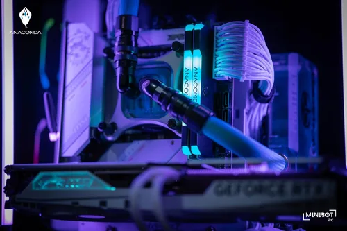 Miniatura 7 de ANACOMDA ET RGB Gaming DDR4 288-Pin PC RAM Memoria 3600MHz (PC4 28800) CL18 16GB (8GBX2) UDIMM (negro) con modelo de memoria de escritorio disipador