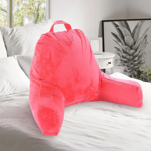 Miniatura 15 de Cheer Collection - Almohada de lectura y juego de espuma con reposabrazos y funda de terciopelo lavable