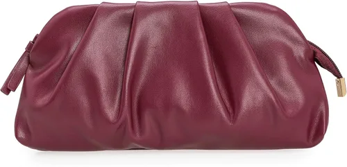 Miniatura 8 de CHARMING TAILOR Bolso tipo sobre elegante de cuero vegano suave con pliegues de PU para mujer