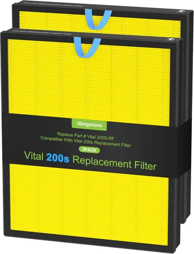 Miniatura 8 de Filtro de repuesto absorbente de toxinas Vital 200S compatible con el purificador de aire LEVOIT Vital 200S, filtro de carbón activado de eficiencia