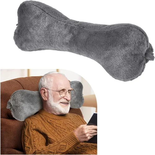 Miniatura 9 de Almohada reclinable, almohada para la cabeza para sofá, almohada de cuello reclinable, almohada de cuello para sofá de hueso para aliviar el dolor