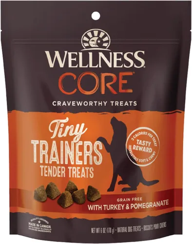 Miniatura 9 de Wellness CORE - Golosinas para cachorros, naturales, golosinas de entrenamiento, sin granos, carne de res Brainiac y pavo (bolsa de 6 onzas)
