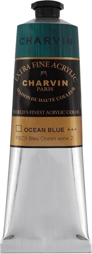 Miniatura 91 de Charvin Pintura acrílica profesional extrafina – verde absenta, tubo de 2.1 fl oz, pigmentos de triple fresado, resistente a la luz, pinturas