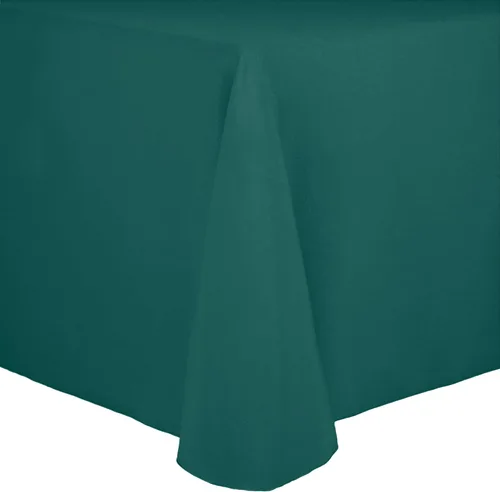 Miniatura 3 de Ultimate Textile Cotton-Feel - Mantel ovalado de poliéster hilado resistente a las manchas y a las arrugas, lavable a máquina, color berenjena, 1