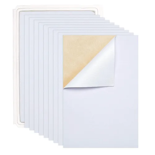 BENECREAT - 20 hojas adhesivas de terciopelo, reverso adhesivo, hojas A4 (21 cm x 30 cm), autoadhesivas, duraderas y resistentes al agua, multiusos,