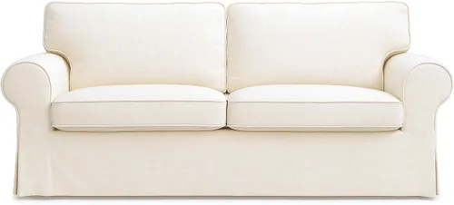 Miniatura 17 de Ektorp - Funda de repuesto para sillón IKEA Ektorp, funda para silla Ektorp, solo funda Ektorp (beige diario)