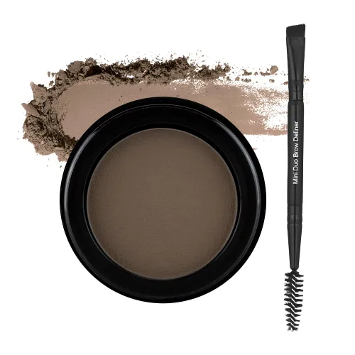 Miniatura 17 de Billion Dollar Brows Polvo de cejas para color de cejas durante todo el día y fácil extracción, gris pardo - libre de crueldad Topo