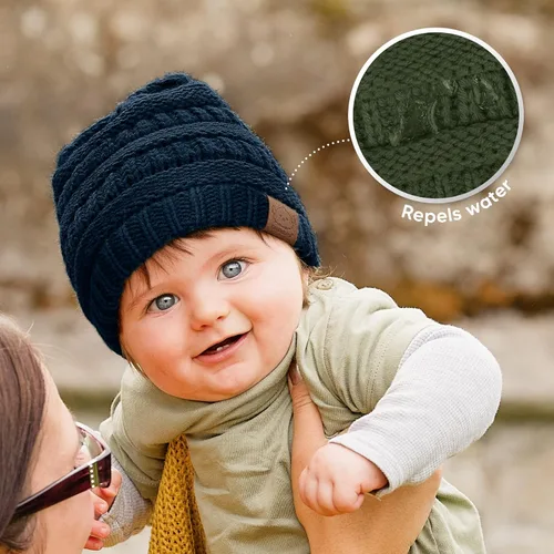 Miniatura 7 de Paquete de 3 gorros de bebé, sombreros de bebé de 0 a 6 meses, sombreros para recién nacidos, sombreros para bebé, sombreros para bebé, gorro
