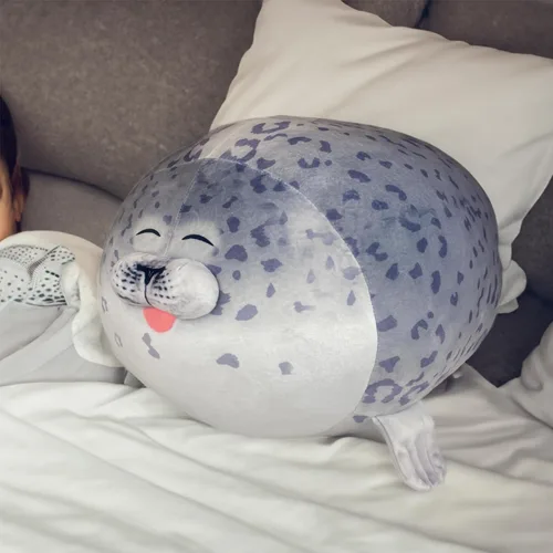 Miniatura 6 de Pineapple Almohada de Peluche de Foca, Peluche Gigante de Animal de Peluche, Juguetes de Peluche Suaves de Foca de Peluche, Peluches Lindos Jumbo