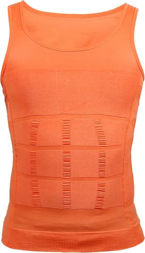VOCOSTE Ropa interior moldeadora de abdomen para hombre, faja elástica de nailon
