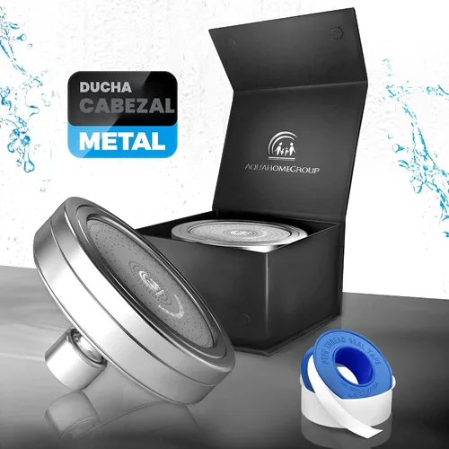 Miniatura 7 de AquaHomeGroup - Cabezal de ducha filtrado cromado y 2 cartuchos