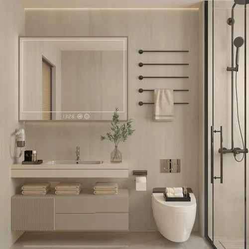 Miniatura 8 de Boobest 15.7"x354" Papel pintado de madera con textura para despegar y pegar - Papel de contacto de aspecto de madera beige para encimeras, vinilo