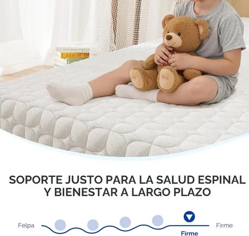 Miniatura 6 de Gelsea Colchón tamaño individual de 6 pulgadas, colchón de espuma viscoelástica de gel firme en una caja, soporte firme de espalda para alivio