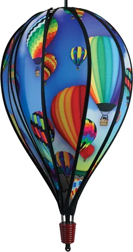 Miniatura 10 de In the Breeze 0995 Batik Quilt Hot Air Balloon Spinner, 10 paneles