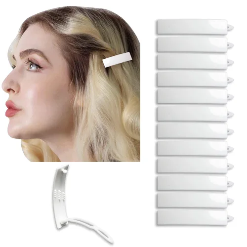 Miniatura 10 de Juego de 12 pasadores de pelo para mujeres y niñas, pinzas para cabello grueso y fino, accesorios para el cabello no metálicos, agarre