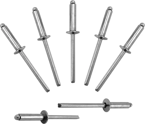 Miniatura 37 de ALLCLEAN 50 piezas de remaches ciegos profesionales de acero inoxidable de 1/4" x 1/2", remaches POP de 6,4 x 12 mm, agarre y mandril de acero