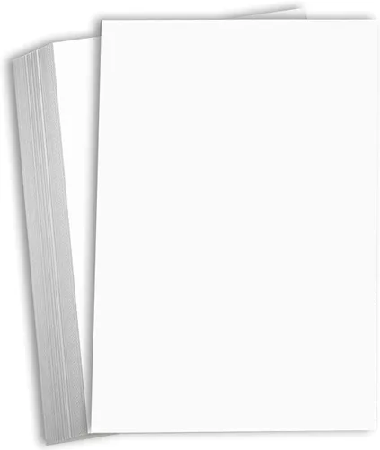 Miniatura 7 de Hamilco Papel grueso de cartulina blanca de 11 x 17 pulgadas, peso pesado, 100 libras, cartulina de cartulina gruesa, paquete de 25