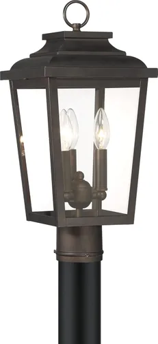 Miniatura 7 de Minka Lavery Luces de poste al aire libre 72177-189-L Irvington Manor Farol de poste exterior, 1 luz LED 13 vatios, bronce Chelesa Chelesa Acabado