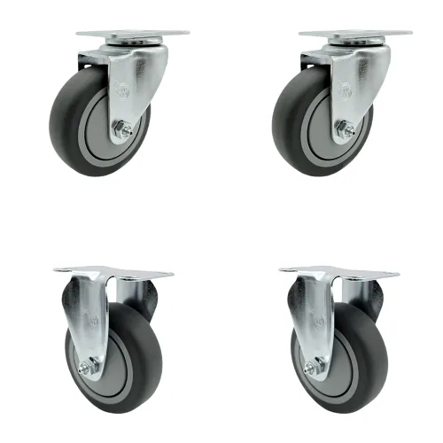 Miniatura 38 de Service Caster Marca – Compatible con/reemplazo para – Carritos de limpieza de conserje – Se adapta a la mayoría de carritos de limpieza Rubbermaid