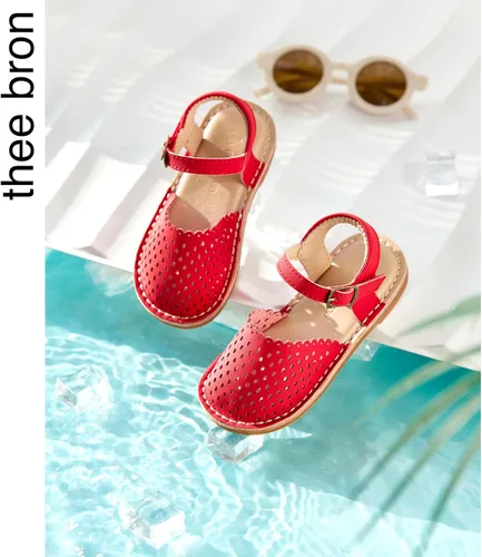 Miniatura 70 de THEE BRON Sandalias cómodas para niñas, zapatos para niños, sandalias rellenas