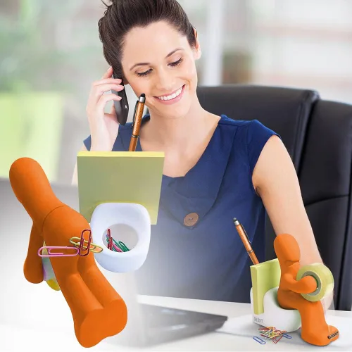 Miniatura 2 de Dispensador de cinta de suministros de oficina "The Butt", bonito y divertido accesorio de escritorio para oficina, hogar o escuela, el escritorio