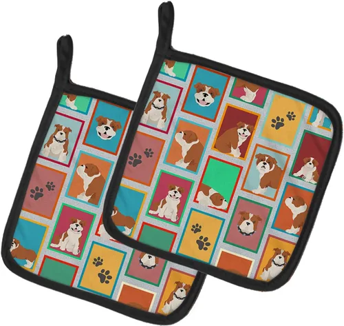 Miniatura 83 de Caroline's Treasures MLM1149PTHD - Juego de soportes para ollas de cocina resistentes al calor, almohadillas calientes para horno para cocinar
