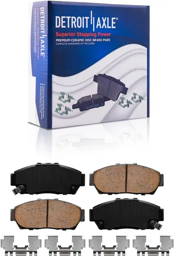 Miniatura 86 de Detroit Axle - Pinza de disco del lado del acompañante + pastillas de freno de cerámica de repuesto para Lexus HS250H Toyota RAV4 Prius V Scion xB