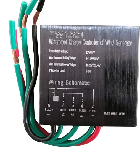 Miniatura 6 de Kit generador de turbina eólica, 400 W, 12 V/24 V, 3 aspas, portátil, vertical, hélice, generador de turbina eólica, kit de generador de turbina