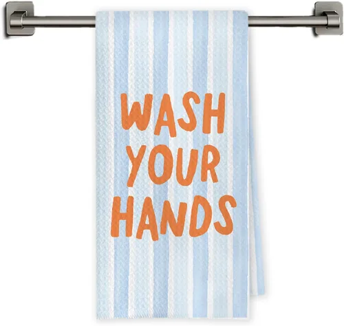 Miniatura 26 de Chicimln - Divertidas toallas de mano de goma para baño, estilo bohemio, para bañera, pato amarillo, toallas de mano decorativas para niños y niñas