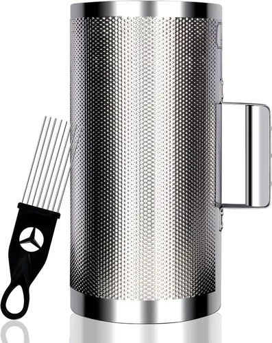 Miniatura 13 de EastRock Güiro Shaker de Acero Inoxidable de 8" x 3" Instrumentos Musicales de Percusión con Rascador