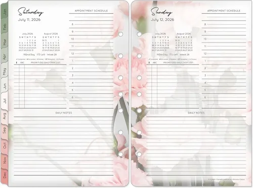 Miniatura 10 de FranklinCovey - Recambio de planificador Blooms Una página por día encuadernado en anillo (clásico, enero 2026 - diciembre 2026)
