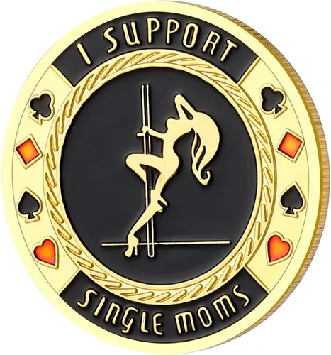 Miniatura 8 de Guardacartas de póker LuluCircle, Pesos para póker, Regalos de póker para hombre, Protector de cartas de póker, Accesorios de póker, Monedas Eights
