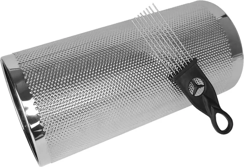 Miniatura 6 de 12" x 6" Instrumento Guiro de acero inoxidable Latino Percusión Metal Guiro Shaker con raspador Instrumento de percusión, Guira Dominicana, Wiro