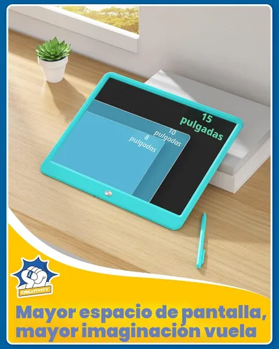 Miniatura 3 de TEKFUN - Tableta de escritura LCD para niños, ideas de regalos para adolescentes y niños, juguetes educativos para niños de 8, 7, 6, 5, 4, 3 años