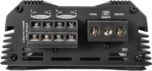 Miniatura 7 de PRV Audio MDX1200.4 Amplificador de audio para automóvil de 2 ohmios mini de 4 canales 4 x 300 vatios RMS a 2 ohmios - 1200 vatios 12 voltios