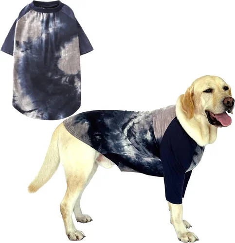 Miniatura 12 de Camisetas de algodón para perros, con estampado de dinosaurios, pijamas para mascotas, transpirable, ropa elástica para perros pequeños