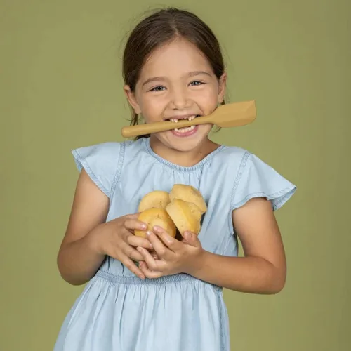 Miniatura 8 de Tampoco Real Kids - Conjunto de cocina y repostería – Herramientas de cocina Montessori para cocinar de verdad con utensilios de silicona aptos
