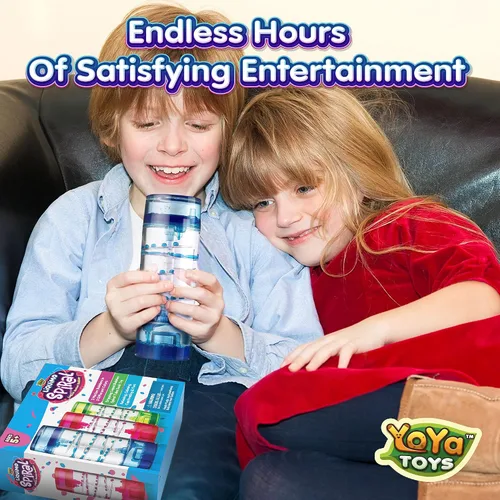 Miniatura 6 de YoYa Toys Liquimo Spiral - Liquid Motion Bubbler (paquete de 3) - Temporizador líquido de reloj de arena para niños y adultos - Juguetes