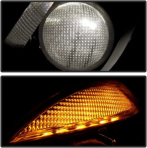 Miniatura 7 de ACANII - Para [HID/Xenon w/AFS] 2010-2013 Mercedes Benz E350 E550 Sedán/Wagon Proyector Faros Faros Izquierdo+Derecha
