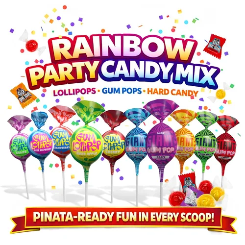Miniatura 9 de Dooboe Surtido de dulces Parade a granel – 8 libras – Paquete variado de caramelos – Recuerdos envueltos individualmente – Caramelos de relleno